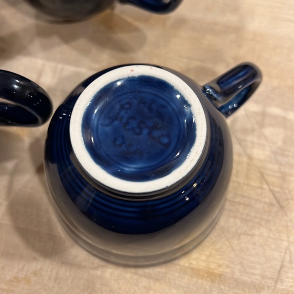 Fiestaware mugs and saucers- 4 count each - Picture 4 of 5